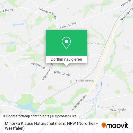 Minorka Klause Naturschutzheim Karte