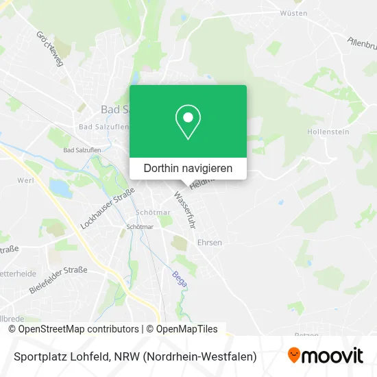 Sportplatz Lohfeld Karte