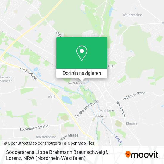 Soccerarena Lippe Brakmann Braunschweig& Lorenz Karte