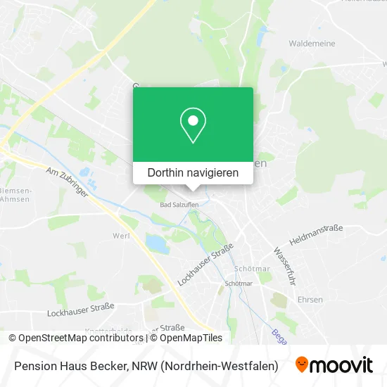 Pension Haus Becker Karte