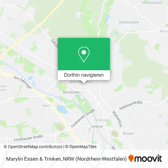 Marylin Essen & Trinken Karte