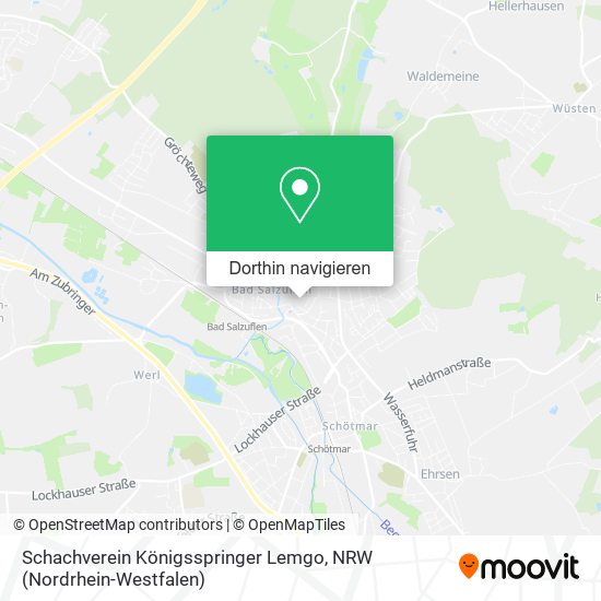 Schachverein Königsspringer Lemgo Karte