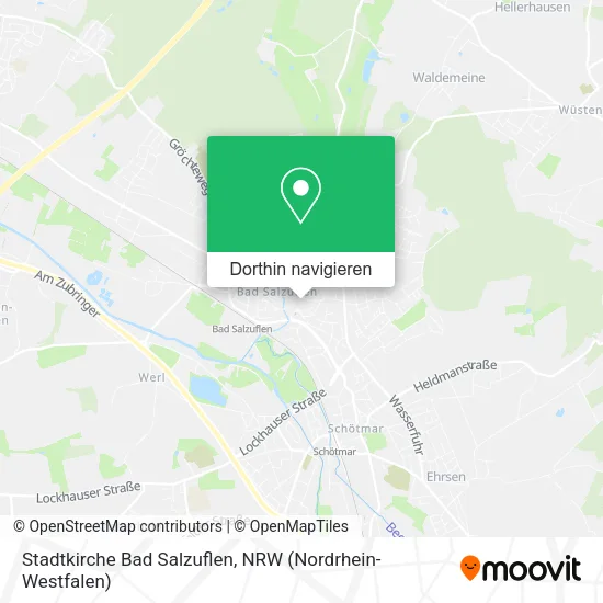 Stadtkirche Bad Salzuflen Karte