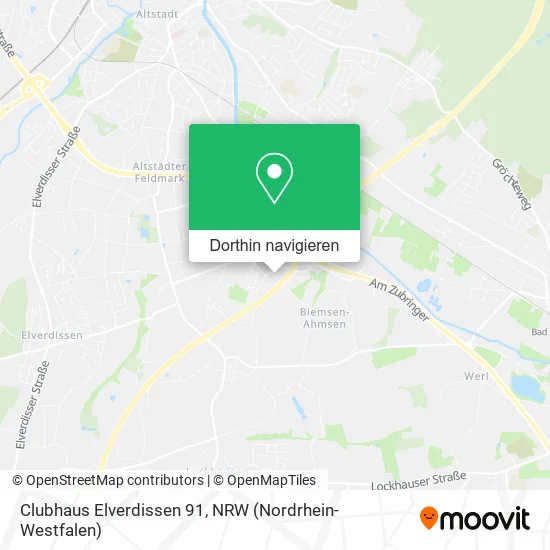 Clubhaus Elverdissen 91 Karte