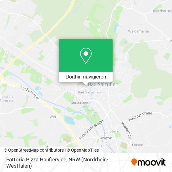 Fattoria Pizza Haußervice Karte