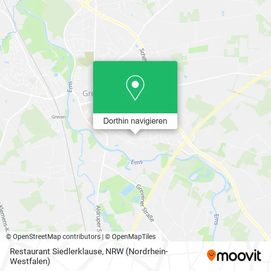 Restaurant Siedlerklause Karte