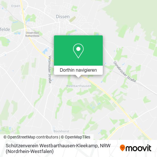 Schützenverein Westbarthausen-Kleekamp Karte