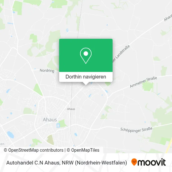 Autohandel C.N Ahaus Karte