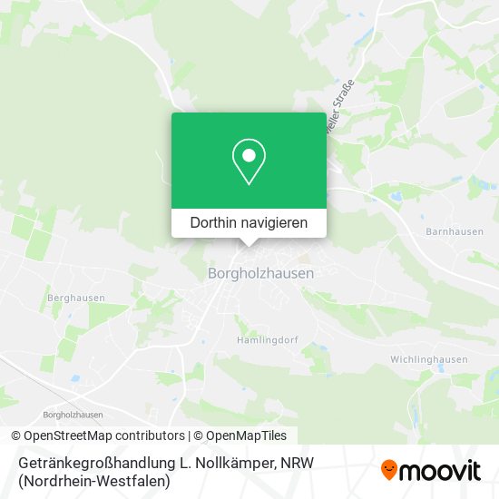 Getränkegroßhandlung L. Nollkämper Karte