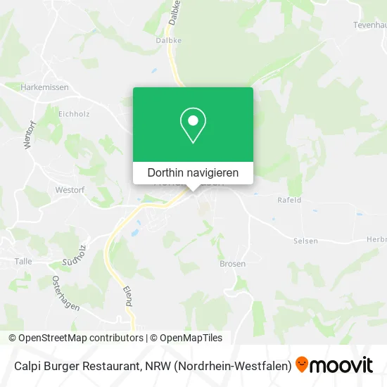 Calpi Burger Restaurant Karte