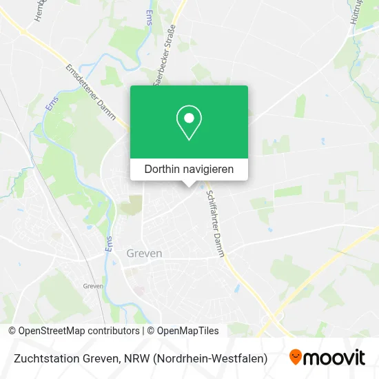 Zuchtstation Greven Karte