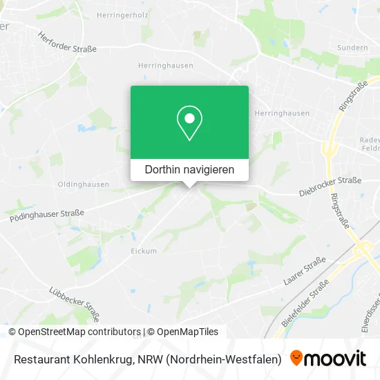 Restaurant Kohlenkrug Karte