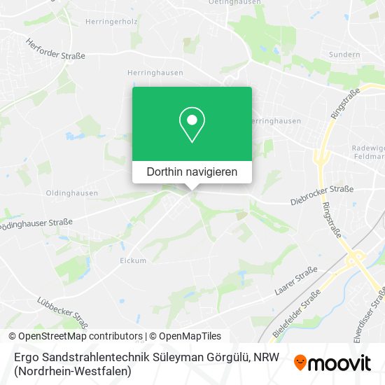 Ergo Sandstrahlentechnik Süleyman Görgülü Karte