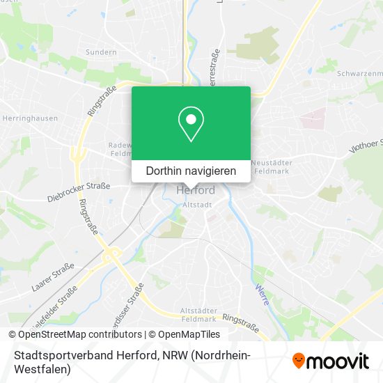 Stadtsportverband Herford Karte
