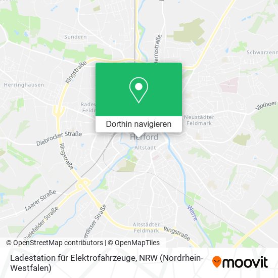 Ladestation für Elektrofahrzeuge Karte