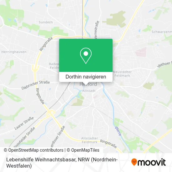 Lebenshilfe Weihnachtsbasar Karte