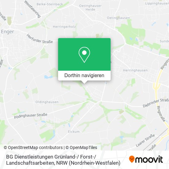 BG Dienstleistungen Grünland-/ Forst-/ Landschaftsarbeiten Karte
