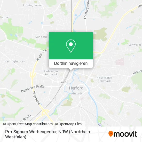 Pro-Signum Werbeagentur Karte