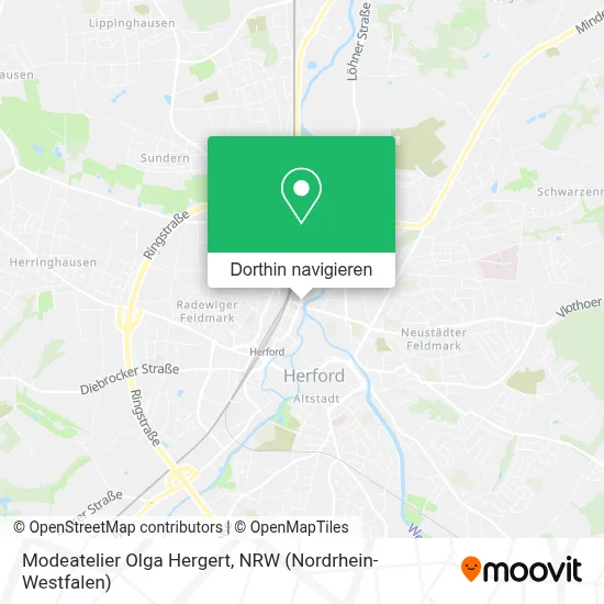 Modeatelier Olga Hergert Karte