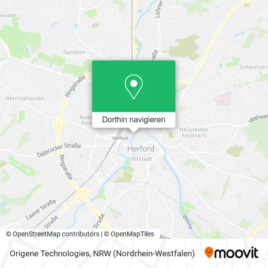 Origene Technologies Karte