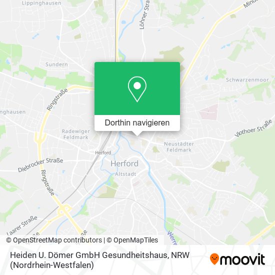 Heiden U. Dömer GmbH Gesundheitshaus Karte