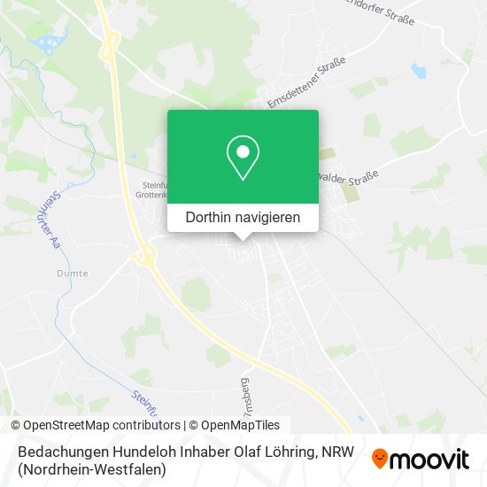 Bedachungen Hundeloh Inhaber Olaf Löhring Karte