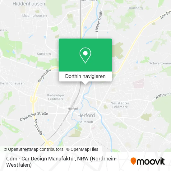 Cdm - Car Design Manufaktur Karte