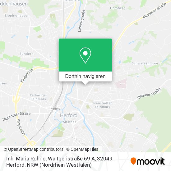 Inh. Maria Röhrig, Waltgeristraße 69 A, 32049 Herford Karte
