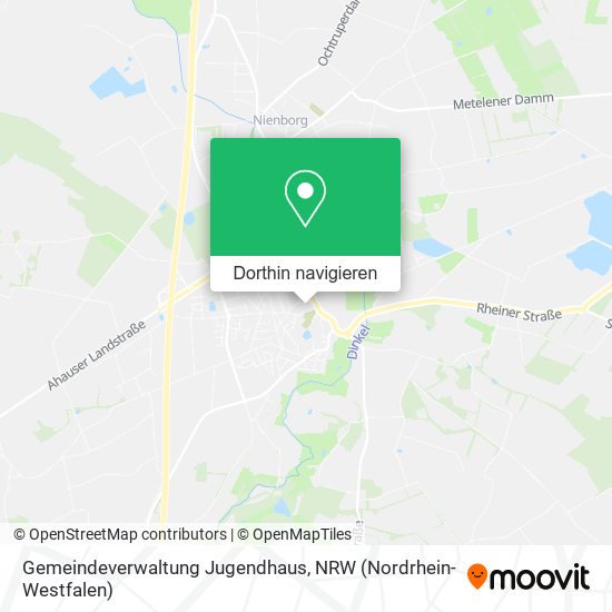 Gemeindeverwaltung Jugendhaus Karte