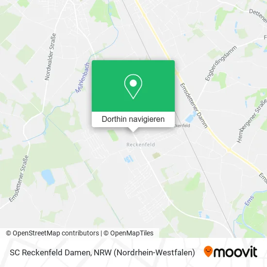 SC Reckenfeld Damen Karte