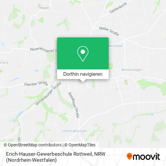 Erich-Hauser-Gewerbeschule Rottweil Karte