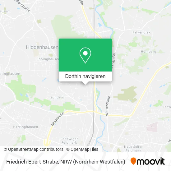 Friedrich-Ebert-Strabe Karte