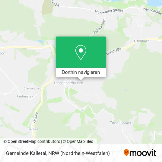 Gemeinde Kalletal Karte