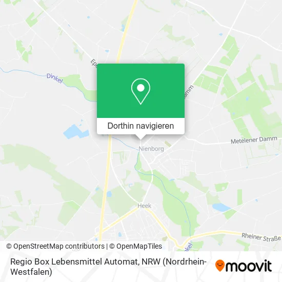 Regio Box Lebensmittel Automat Karte