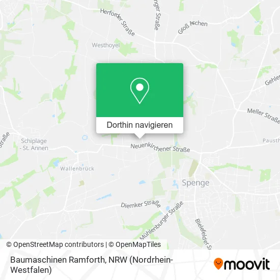 Baumaschinen Ramforth Karte