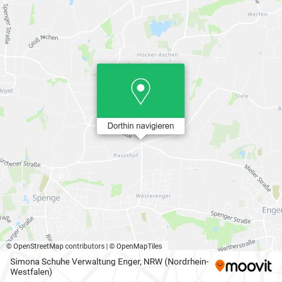 Simona Schuhe Verwaltung Enger Karte