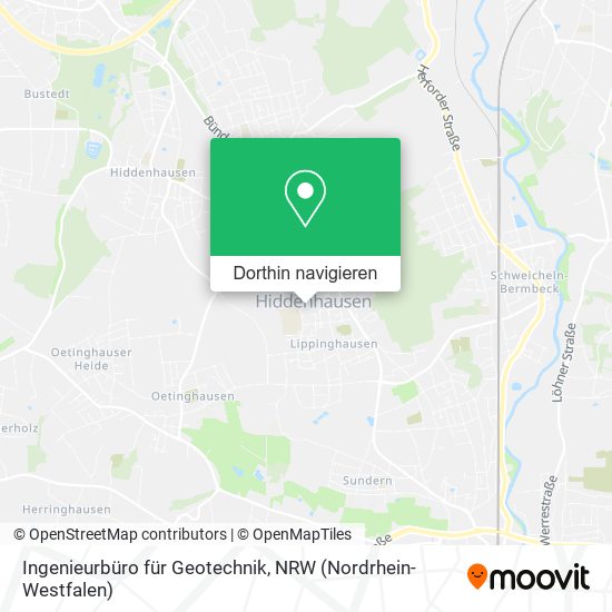 Ingenieurbüro für Geotechnik Karte
