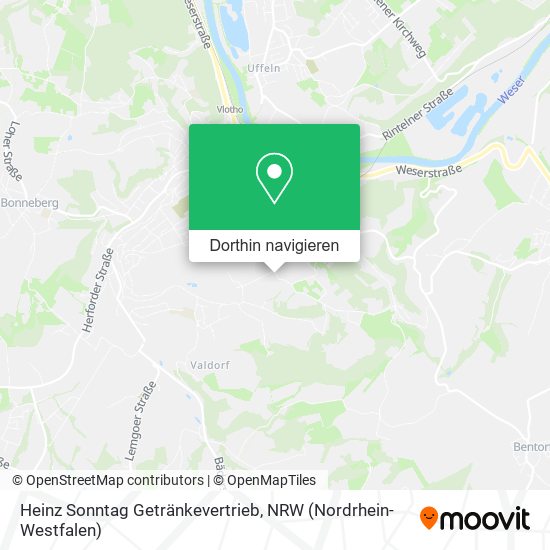 Heinz Sonntag Getränkevertrieb Karte