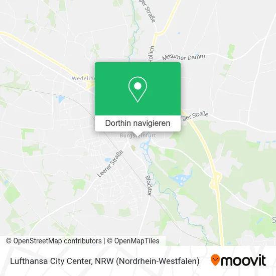 Lufthansa City Center Karte