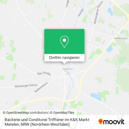 Bäckerei und Conditorei Triffterer im K&K Markt Metelen Karte