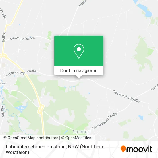 Lohnunternehmen Palstring Karte