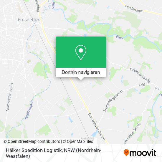 Hälker Spedition Logistik Karte