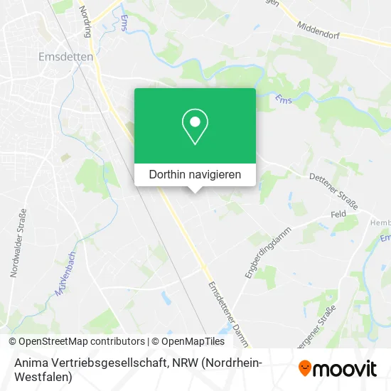 Anima Vertriebsgesellschaft Karte