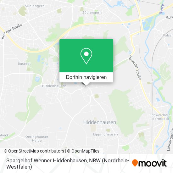 Spargelhof Wenner Hiddenhausen Karte