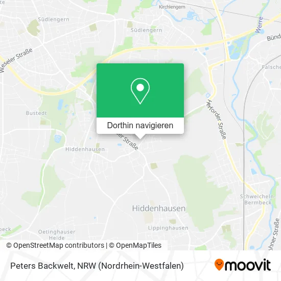 Peters Backwelt Karte