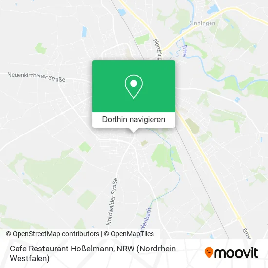 Cafe Restaurant Hoßelmann Karte