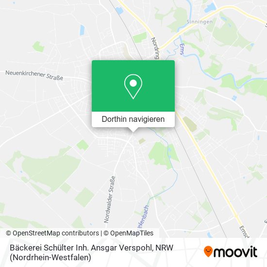 Bäckerei Schülter Inh. Ansgar Verspohl Karte