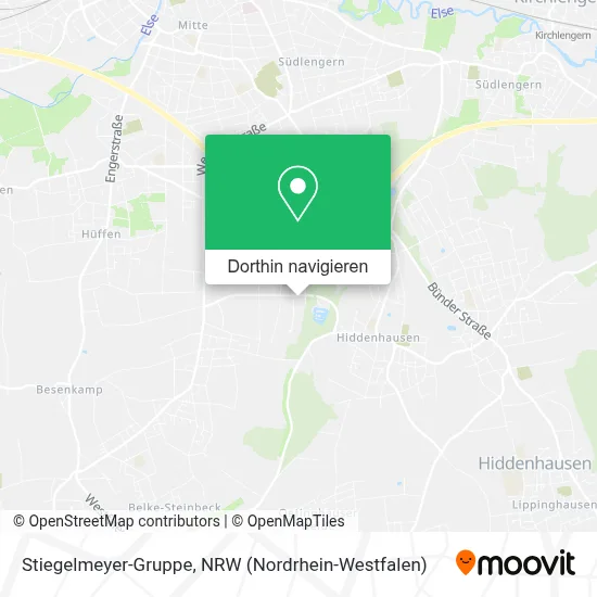 Stiegelmeyer-Gruppe Karte