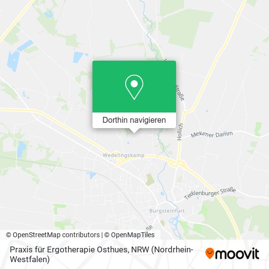 Praxis für Ergotherapie Osthues Karte
