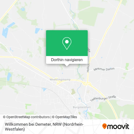 Willkommen bei Demeter Karte